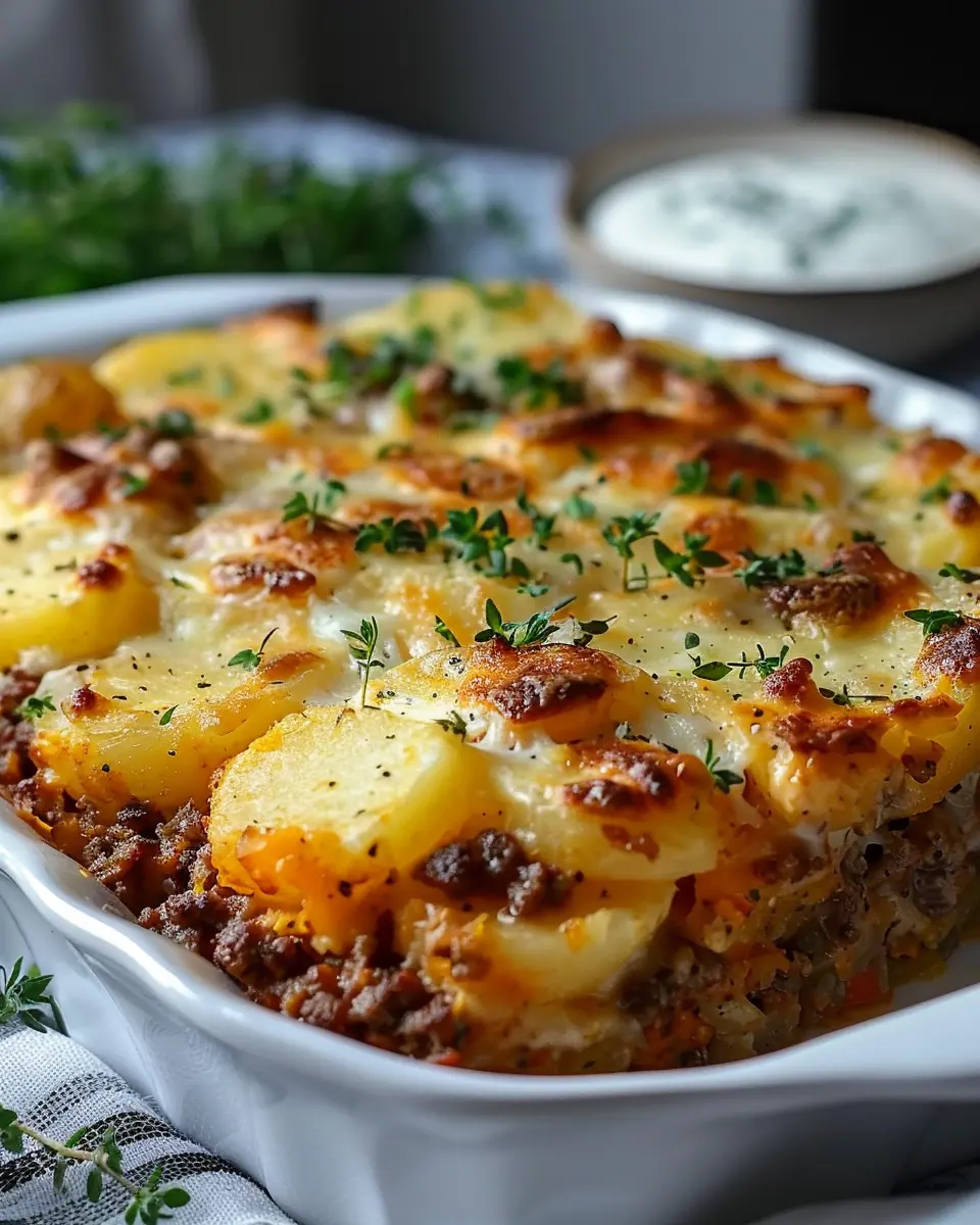 Hamburger Potato Casserole Recipe: Easy Comfort Food Delight