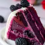 Blackberry Velvet Cake