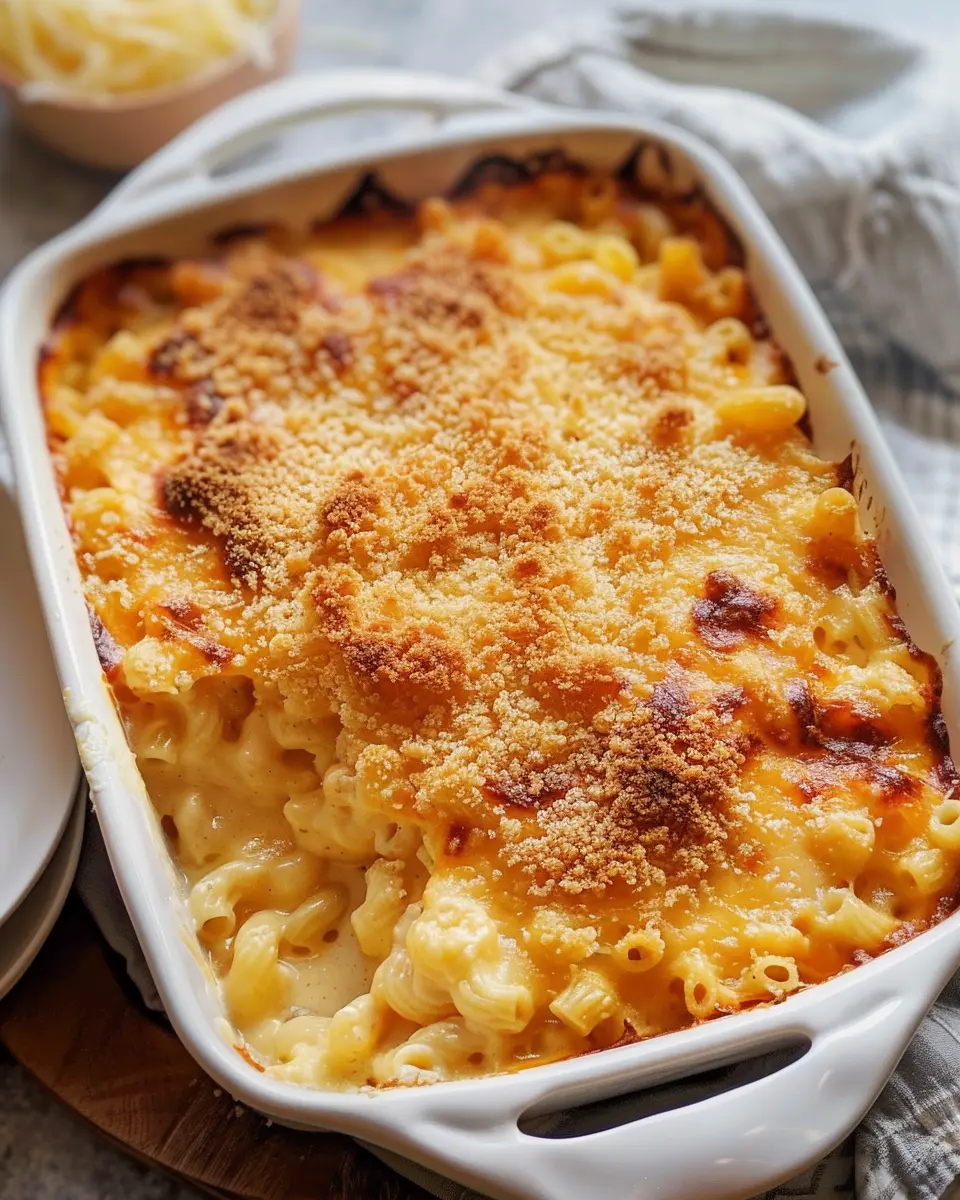 Southern Baked Mac and Cheese: Indulgent Recipe with Turkey Bacon