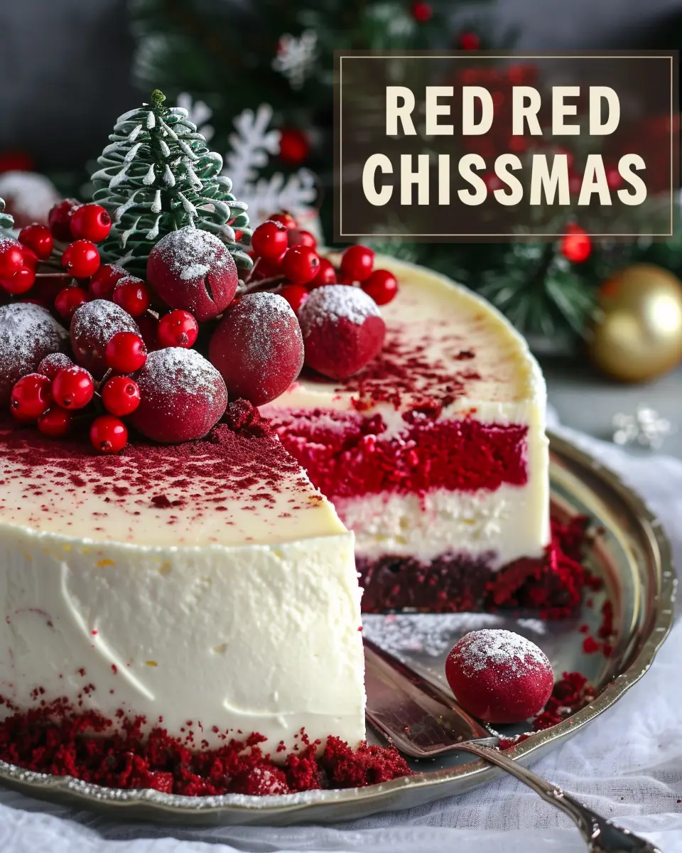Christmas Red Velvet Cheesecake Recipe: Indulge in a Festive Delight