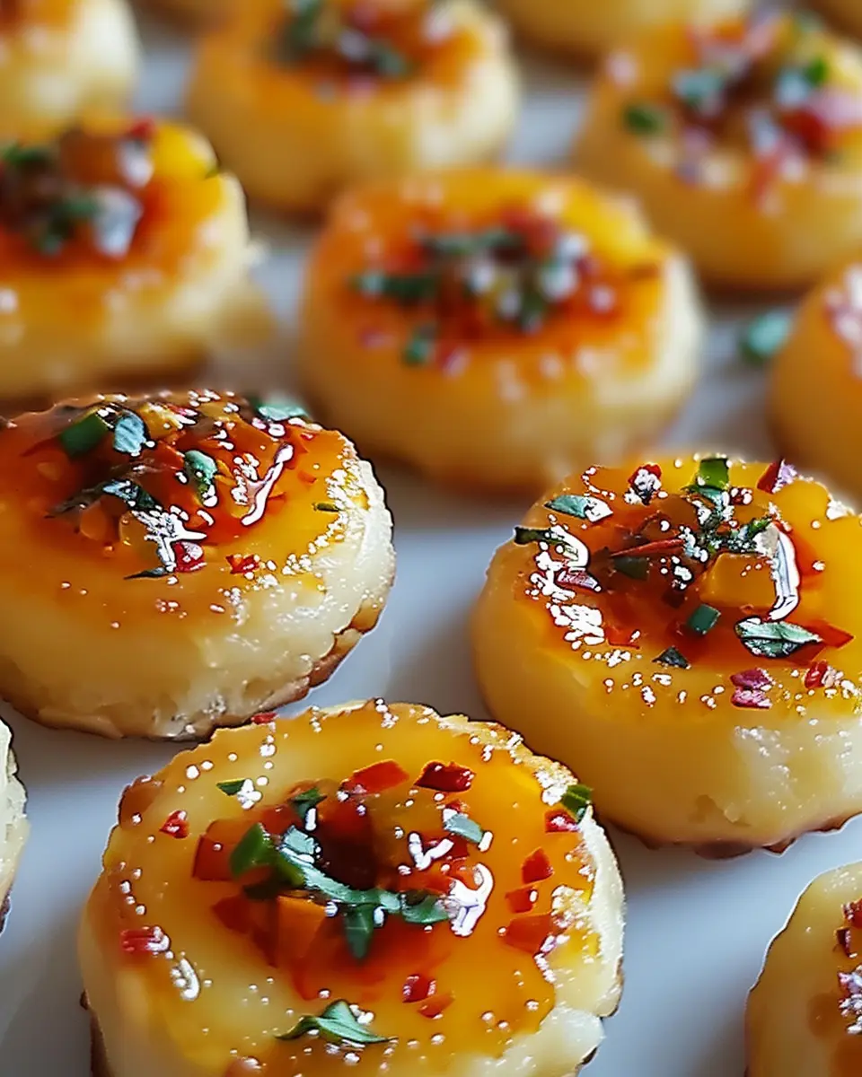 Cheesy Thumbprint Appetizers: Indulgent Savory Bites with Spicy Pepper Jelly