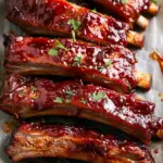 Sticky Oven Barbecue Ribs