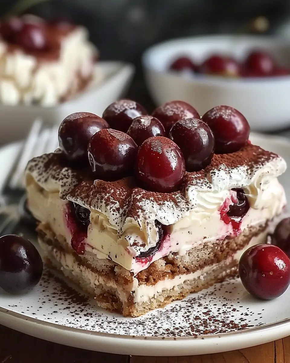 Cherry Amaretto Tiramisu: A Delightfully Indulgent Twist on a Classic