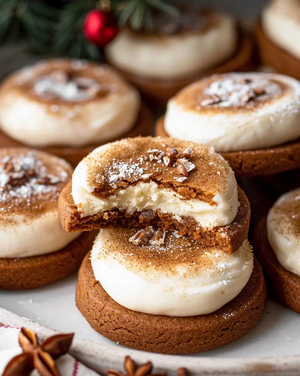 Gingerbread Cheesecake Cookies: Indulgent Treats for the Holidays