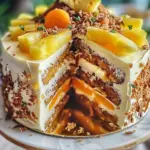 Hawaiian Carrot Pineapple Cake