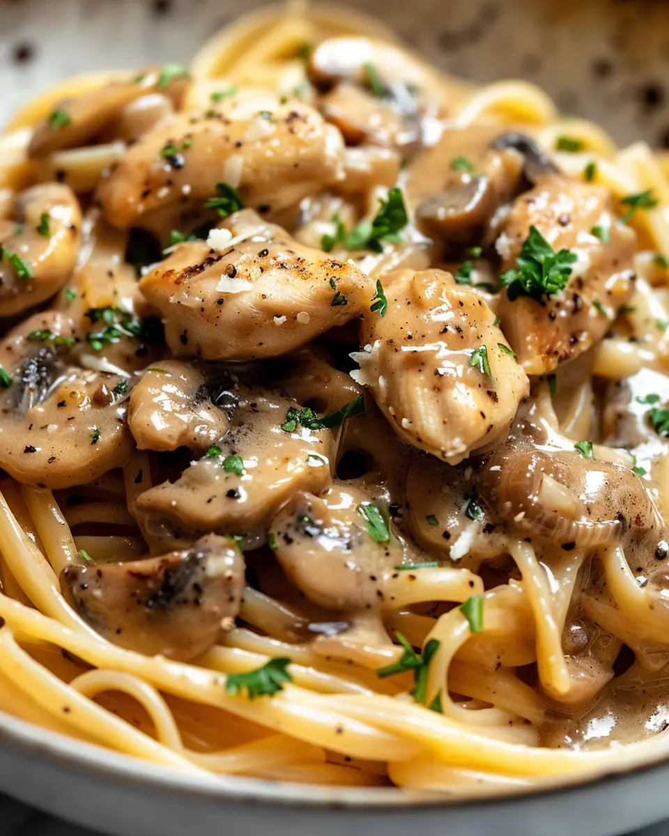 Chicken Marsala Pasta: Easy Recipe with Turkey Bacon Twist