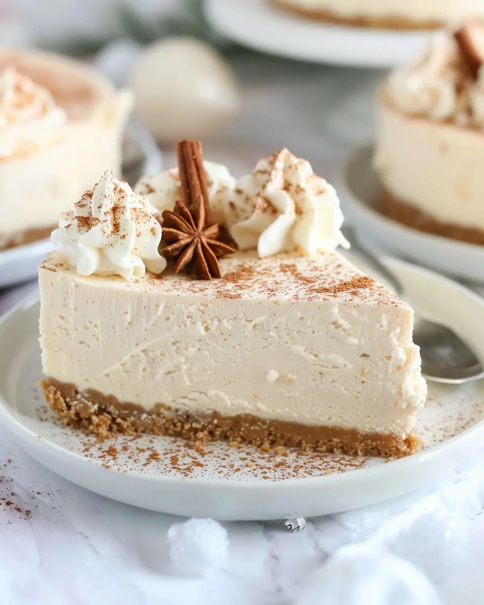 Eggnog Cheesecake with Gingersnap Crust: An Indulgent Holiday Delight