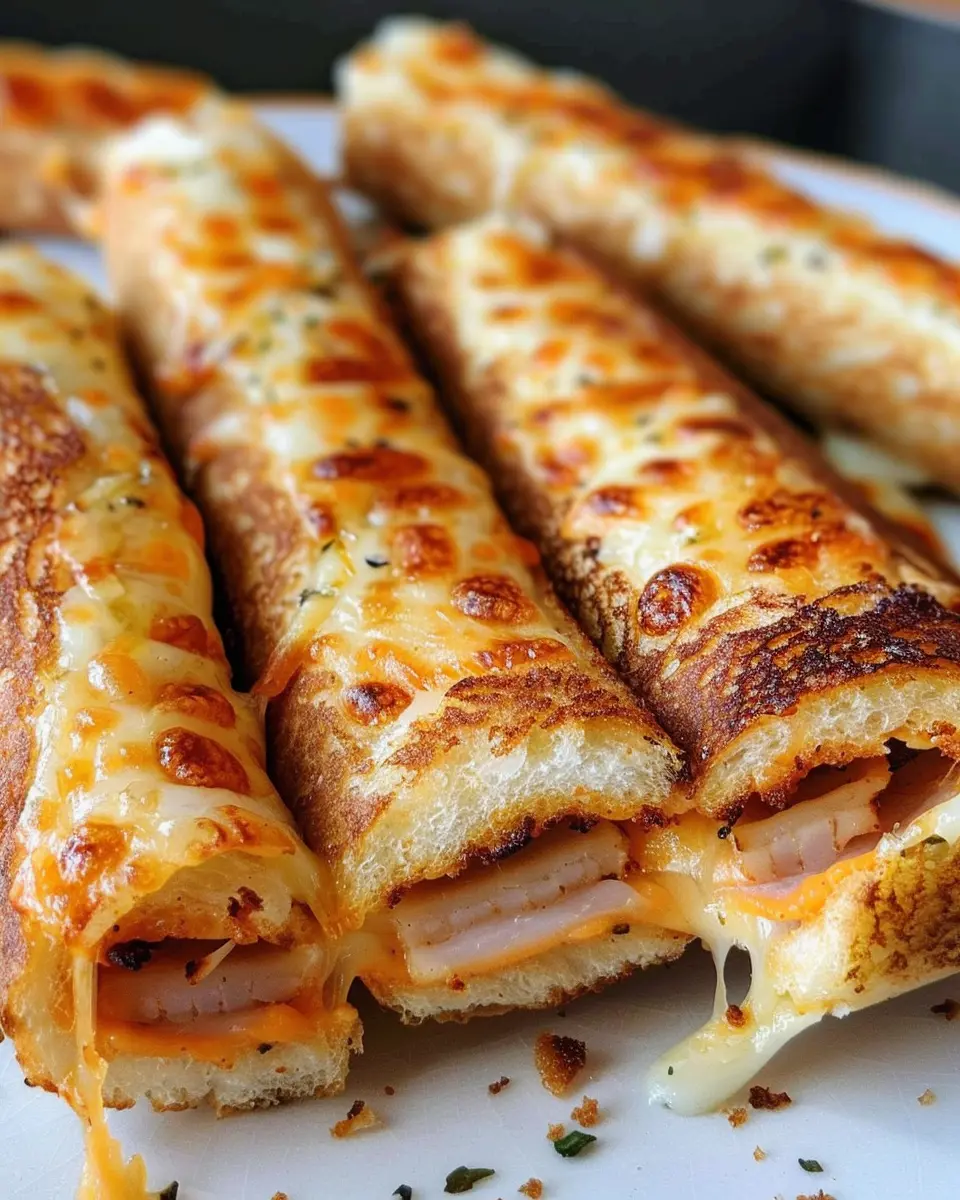 Grilled Cheese Roll-Ups: Easy Delight with Turkey Bacon and Chicken Ham