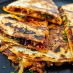 Blackstone Hot Honey BBQ Chicken Quesadillas