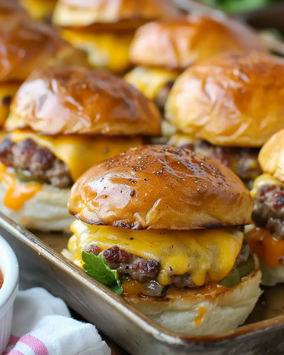 Kid-Friendly Cheeseburger Sliders Made Easy with Turkey Bacon