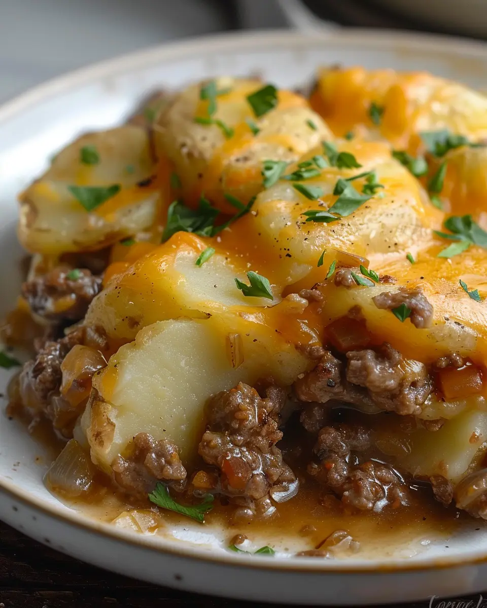 Crockpot Hamburger Potato Casserole: Easy Comfort Food Delight