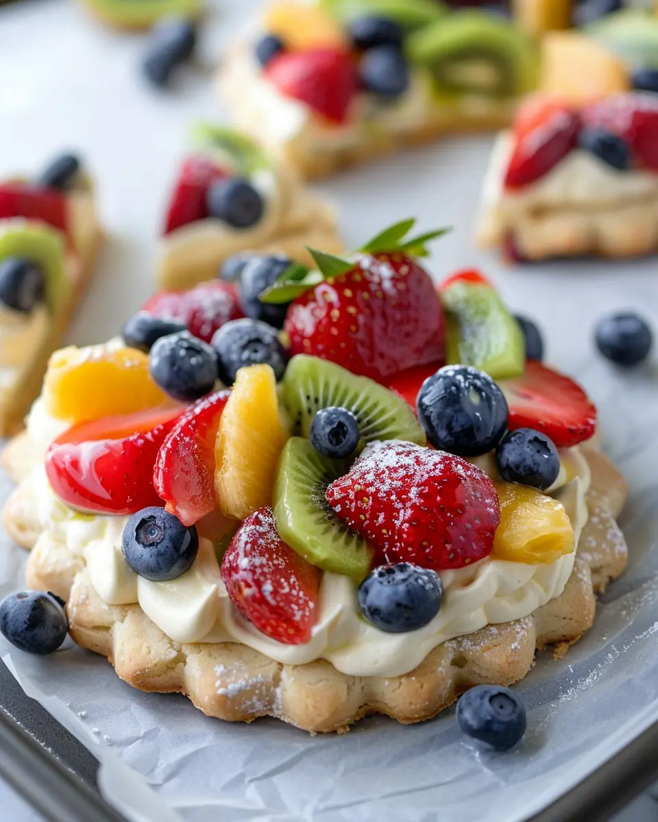 Fruit Pizza Cookies Recipe: The Best Easy Treat for Family Fun