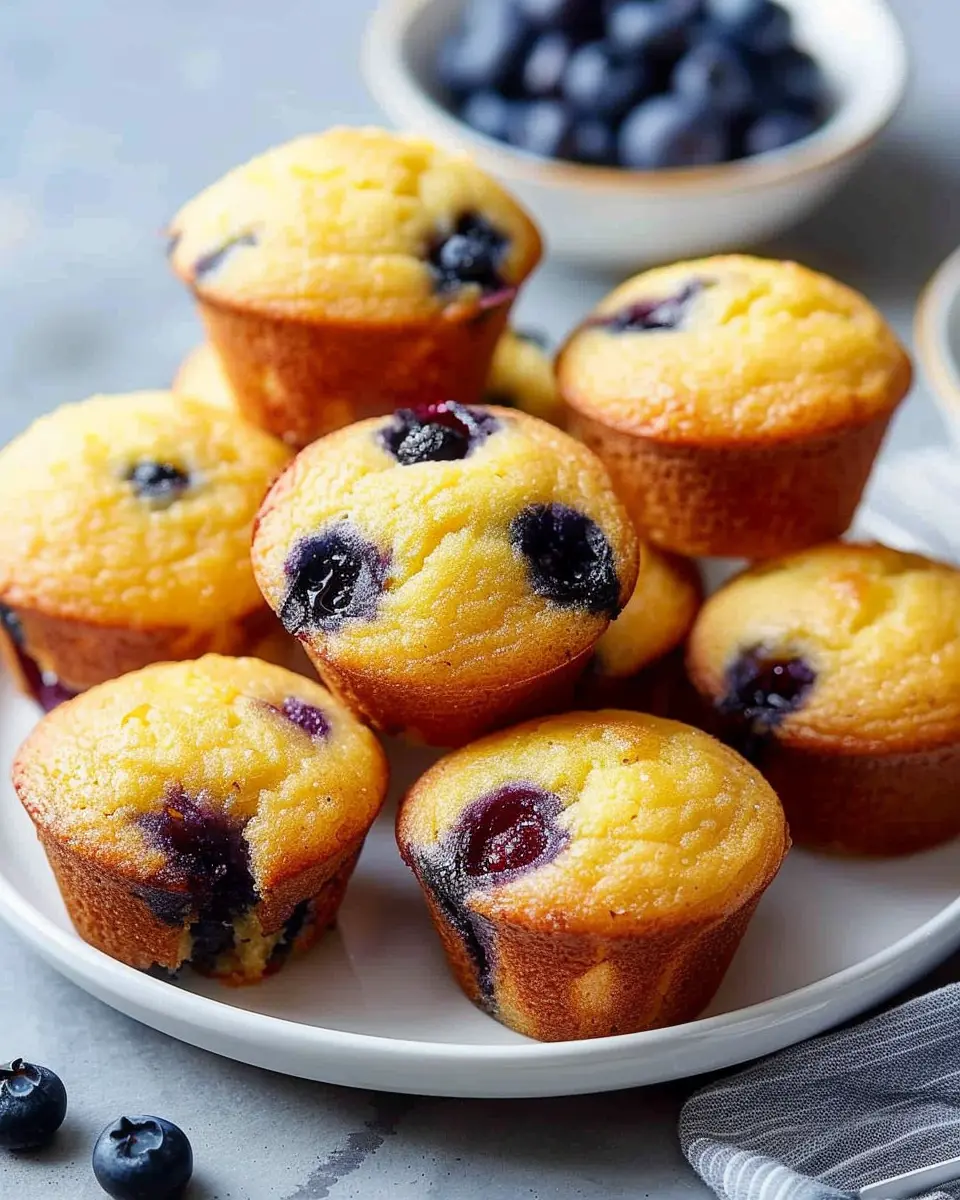 Mini Blueberry Pancake Muffins for Back-to-School Breakfasts