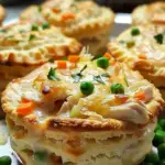 Chicken Pot Pie Biscuit Cups