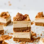 No Bake Biscoff Cheesecake Bars