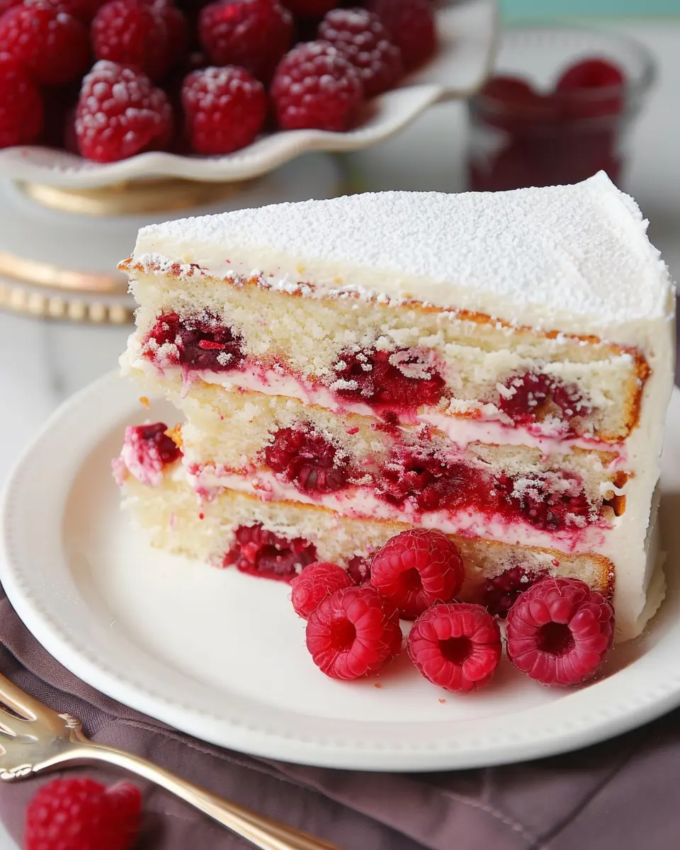 Raspberry Almond Cake