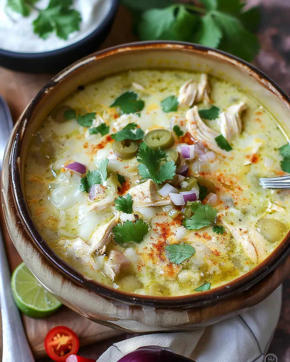 Creamy Green Enchiladas Chicken Soup: A Cozy, Heartwarming Delight