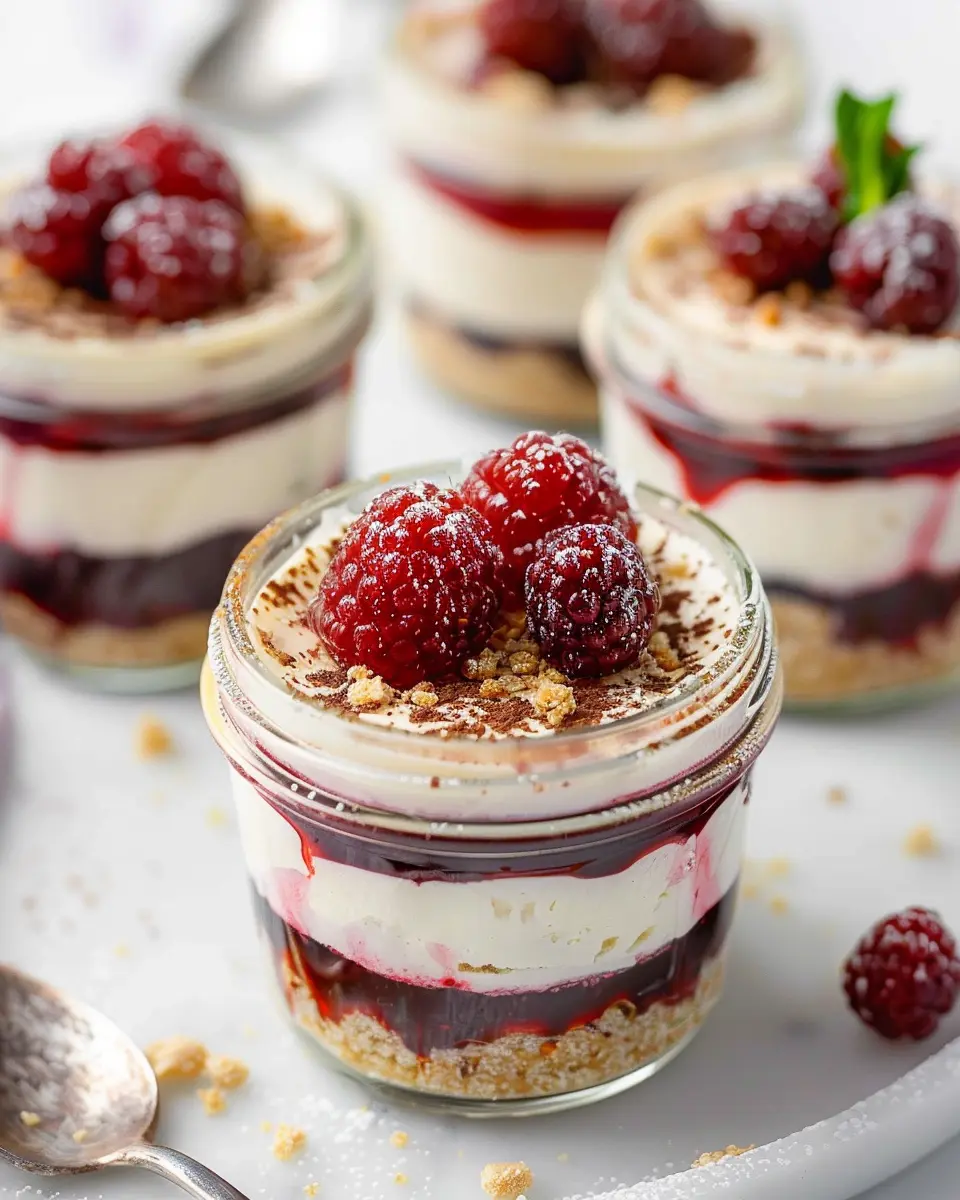 Healthier No-Bake Cheesecake in a Jar: A Delightfully Easy Treat