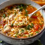 Chicken Orzo Tomato Soup Recipe