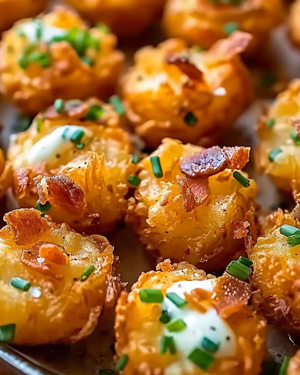 Tater Tot Appetizers: Easy Turkey Bacon and Chicken Ham Bites