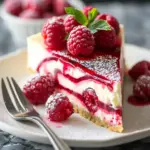 Baked Raspberry Cheesecake