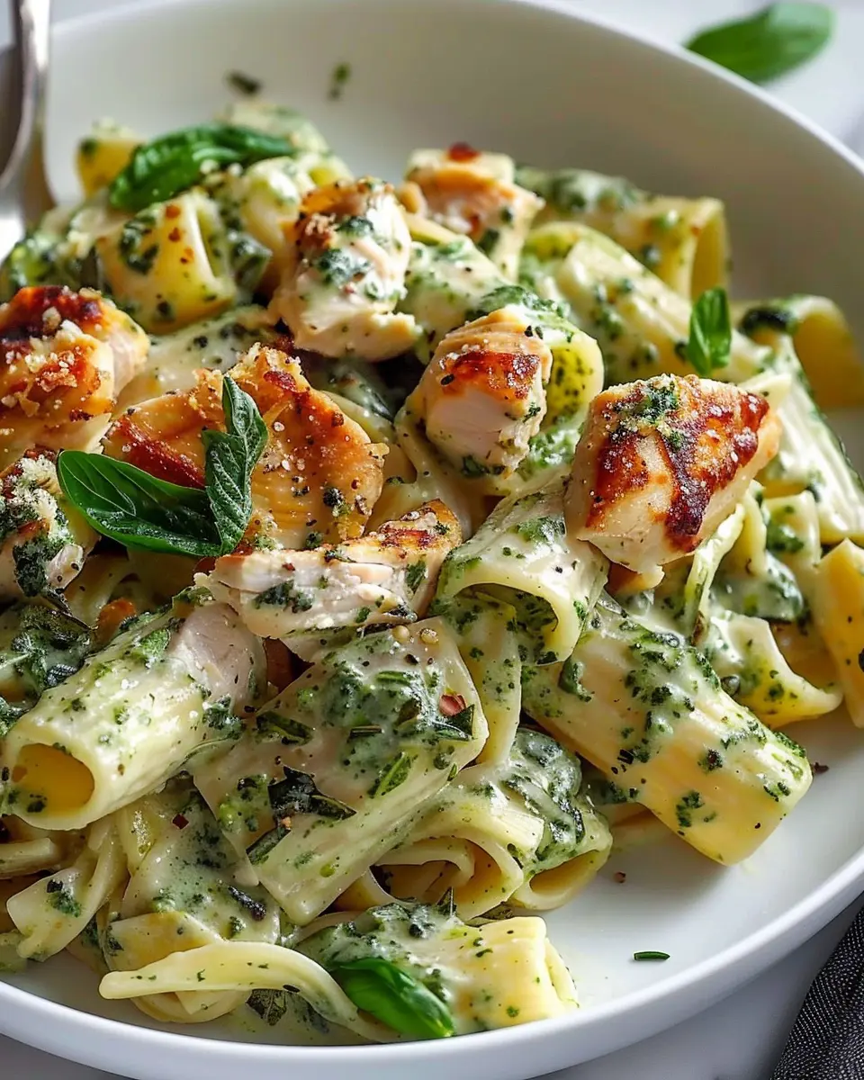 Creamy Pesto Chicken Pasta: Easy Recipe for Busy Weeknights