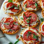 Mini Bagel Pizzas for School Lunch