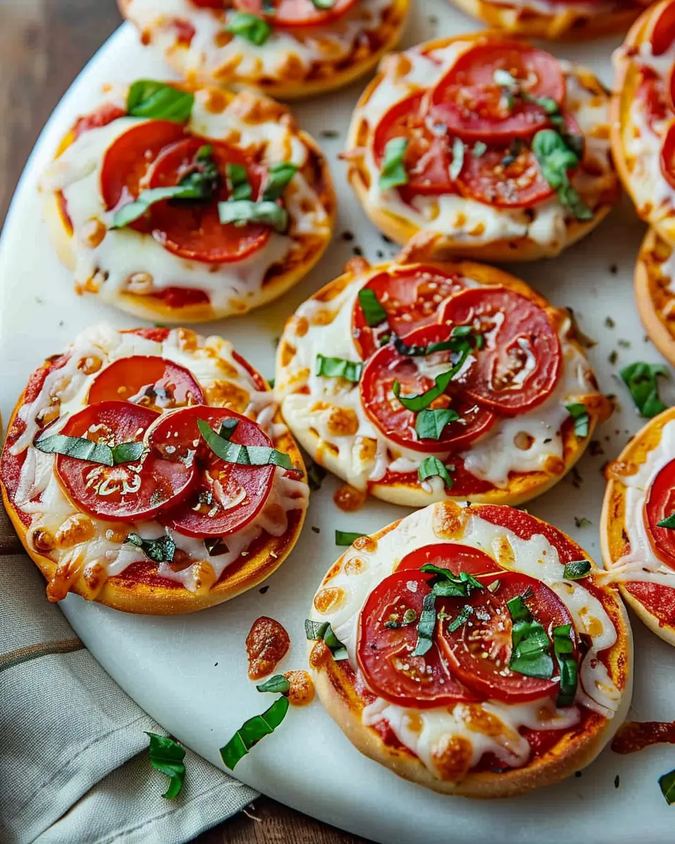 Mini Bagel Pizzas for School Lunch
