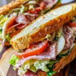 Italian Grinder Salad Sandwich