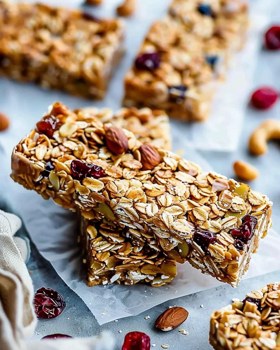 Homemade Nut-Free Granola Bars for Beach Picnics