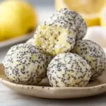 No-Bake Lemon Poppyseed Protein Balls