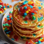 Fruity Pebble Pancakes for a Bright and Fun Morning