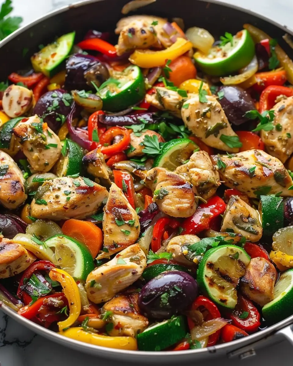 Easy Mediterranean Chicken Stir Fry Recipe for a Healthy Dinner