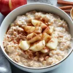 Crockpot Apple Cinnamon Oatmeal for Busy Mornings