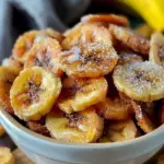 Cinnamon-Sugar Air Fryer Banana Chips