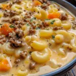 Cheeseburger Macaroni Soup
