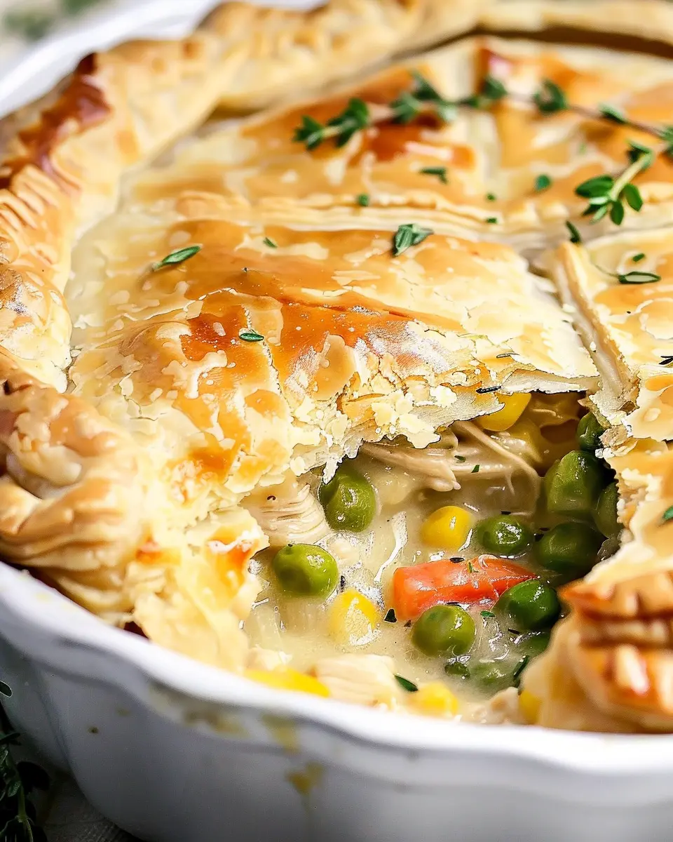 Homemade Easy Chicken Pot Pie Recipe