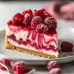 Baked Raspberry Cheesecake