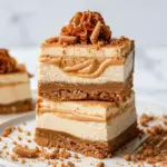 No Bake Biscoff Cheesecake Bars