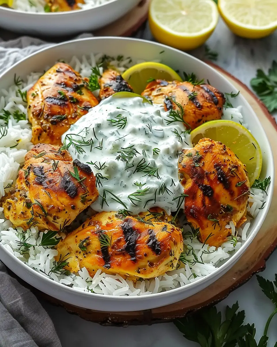 Dump And Bake Chicken Tzatziki Rice: Easy Comfort Food Delight