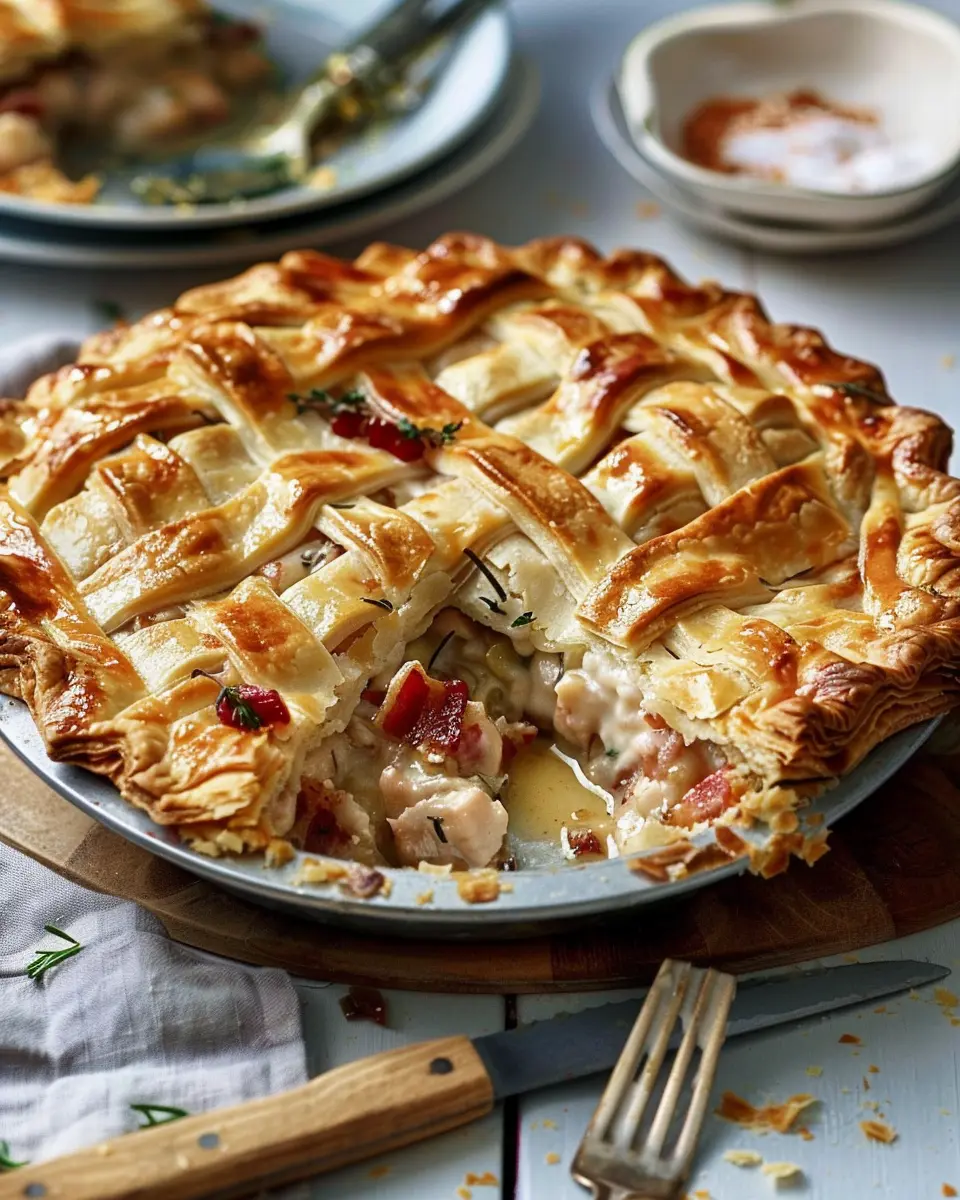 Chicken and Bacon Pie: A Hearty Indulgence for Home Cooks
