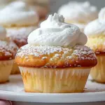 Fluffy Japanese Cotton Cheesecake Cupcakes