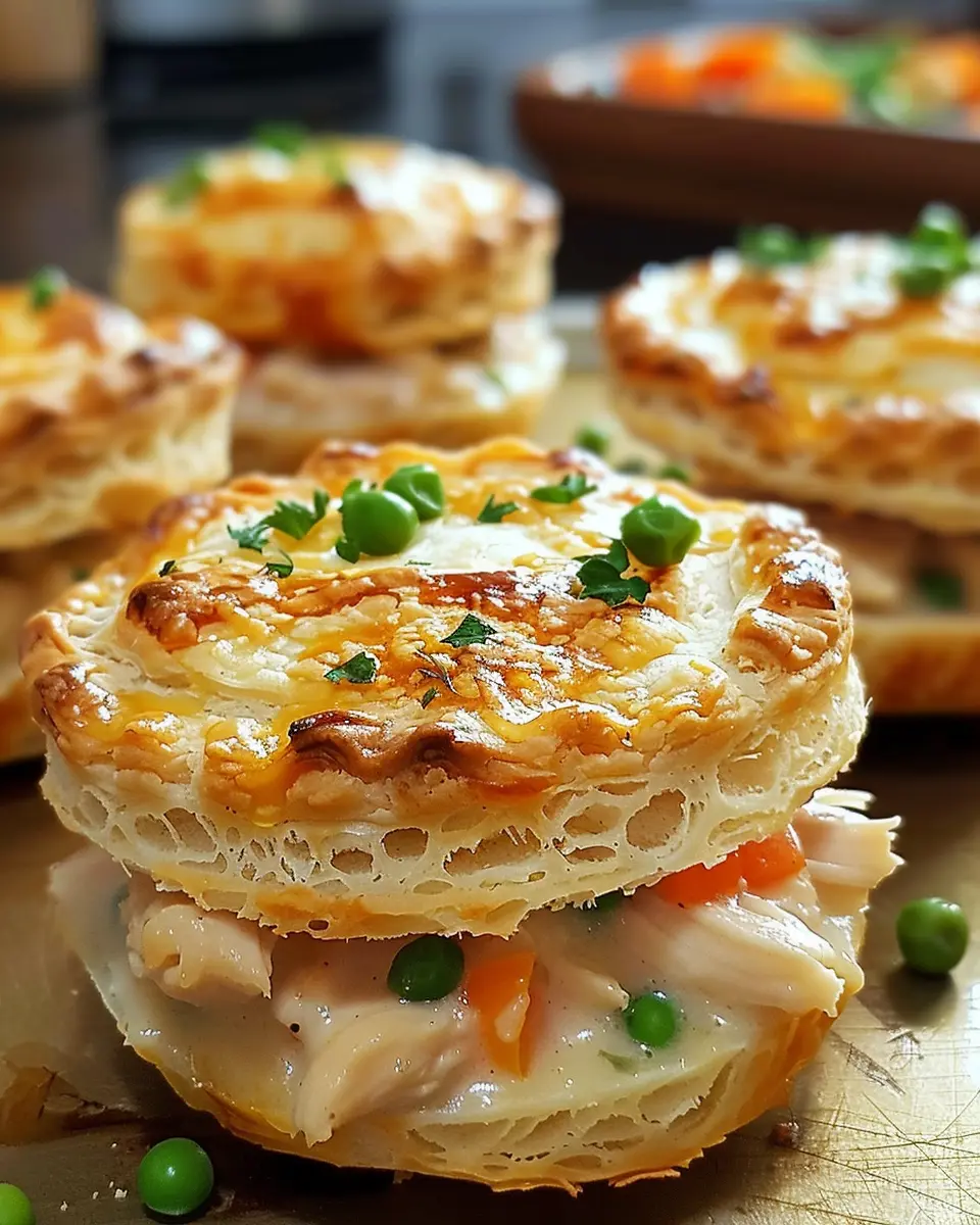 Chicken Pot Pie Biscuit Cups: Easy Comfort Food Delight