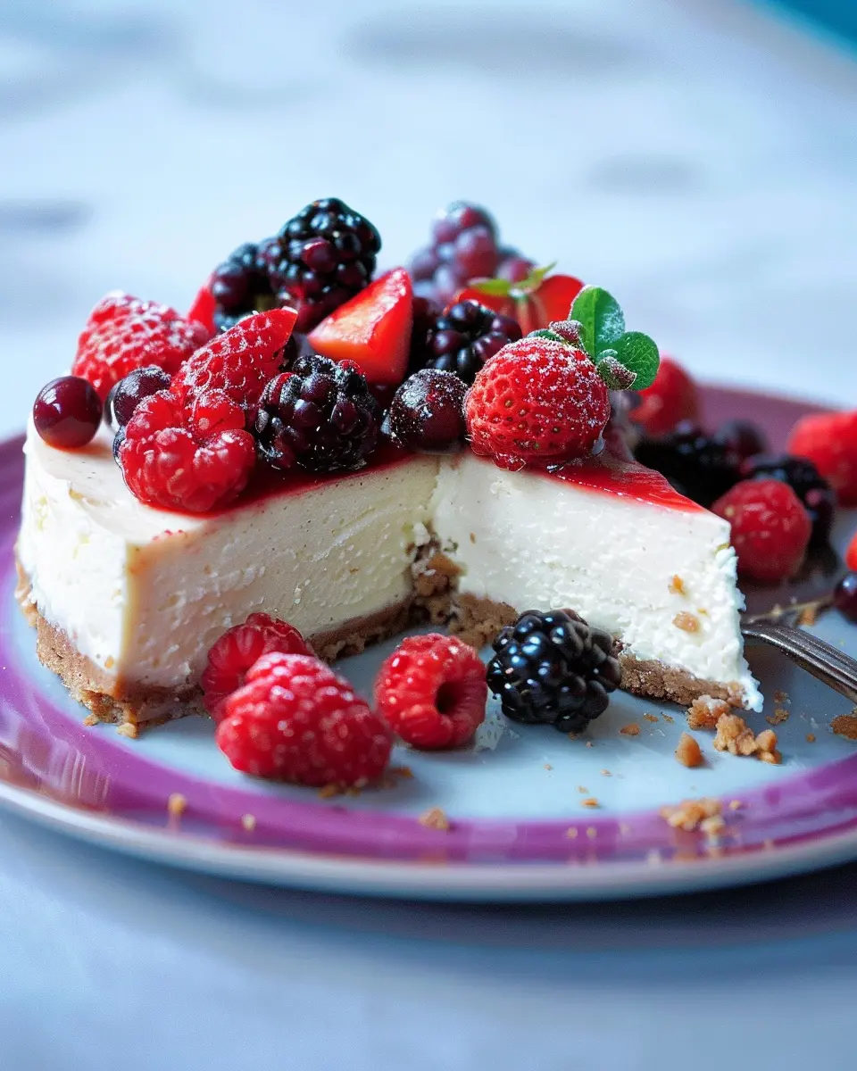 Fruity Dairy-free Cheesecake